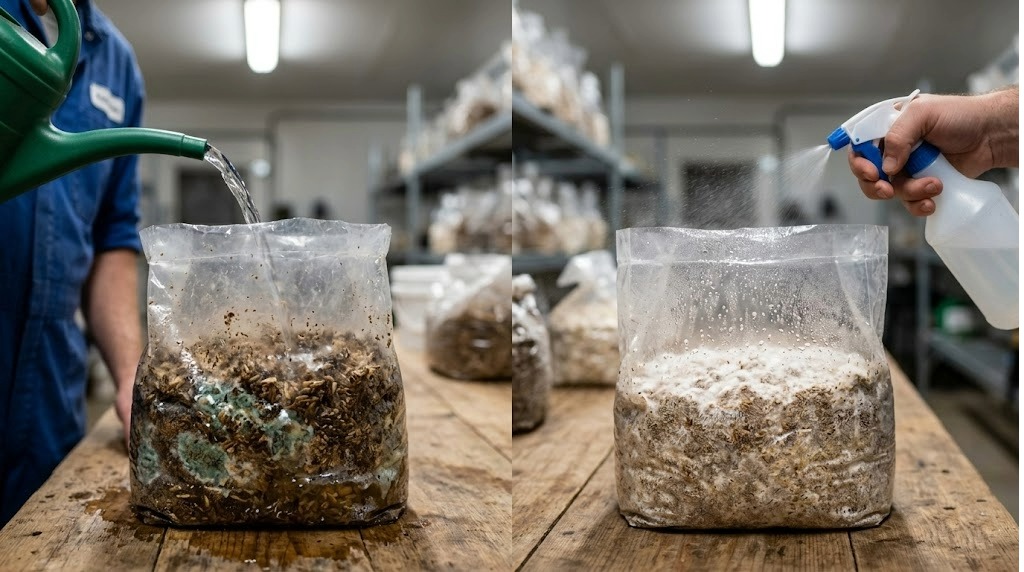 Growth of Mushrooms