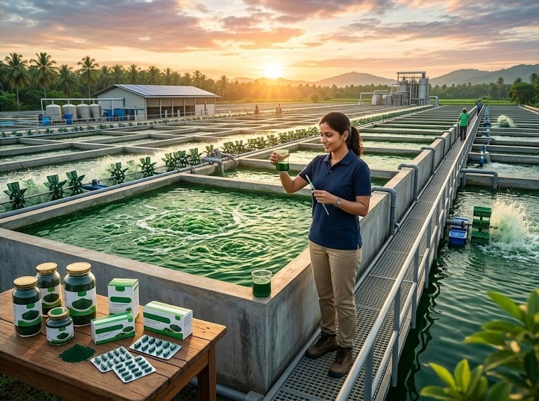 Spirulina Farming Businees in India