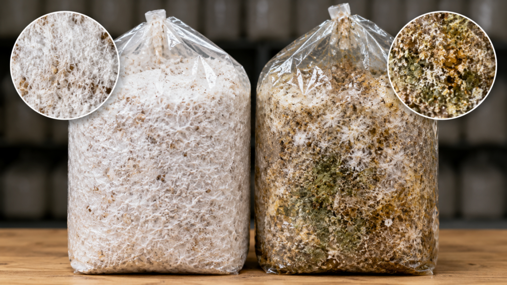 Mushroom Spawn Contamination